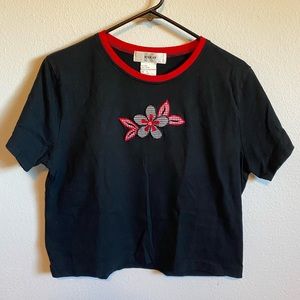 Vintage 90s Kikit Cropped Tee